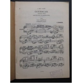 GRANADOS Enrique Goyescas 4 pièces No 1-4 Piano
