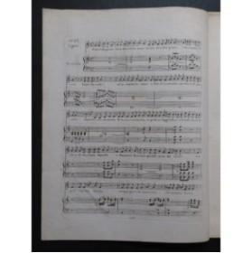 MOZART W. A. Air du Mariage de Figaro Chant Piano ca1800