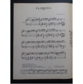 PETILLO R. Florida Piano 1921