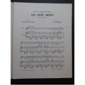 CHAMINADE Cécile Les deux cœurs Chant Piano 1893