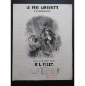 PUGET Loïsa Le père Lamourette Chant Piano ca1840