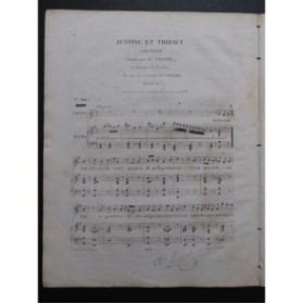 PLANTADE Charles Justine et Thibaut Chant Piano ca1830