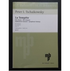 TSCHAIKOWSKY P. I. La Tempête Orchestre 1986