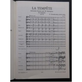 TSCHAIKOWSKY P. I. La Tempête Orchestre 1986