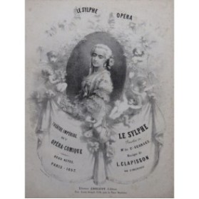 CLAPISSON Louis Le Sylphe Opéra No 8 Chant Piano 1857