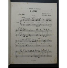 AUBER D. F. E. Haydée Transcription Piano 4 mains ca1878