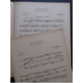 BACH J. S. Fuguette Saxophone Piano 1939