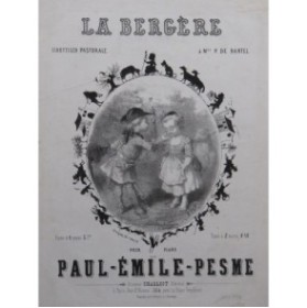 PESME Paul-Émile La Bergère Piano ca1870