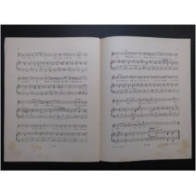SAINT-SAËNS Camille Suzette et Suzon Chant Piano 1889