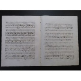 MOZART W. A. Les Noces de Figaro No 8 Chant Piano ou Harpe ca1820