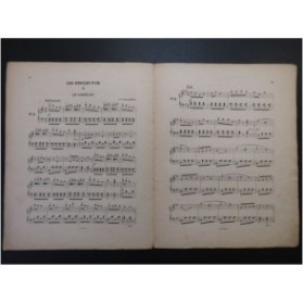 STRABBOG Louis Les Etoiles d'Or 6 Danses Piano ca1880