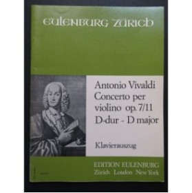 VIVALDI Antonio Concerto op 7 No 11 Violon Piano 1967