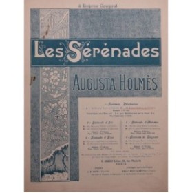 HOLMÈS Augusta Sérénade Printanière Chant Piano