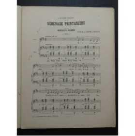 HOLMÈS Augusta Sérénade Printanière Chant Piano