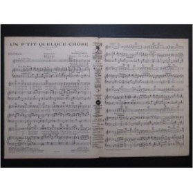 PARÈS Philippe et VAN PARYS Georges Un p'tit quelque chose Chant Piano 1927