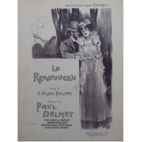 DELMET Paul Le Renouveau Chant Piano ca1902