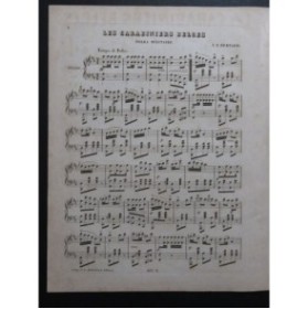 BERNARD J. N. Les Carabiniers Belges Piano ca1900