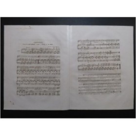LOUIS N. L'Ardennaise Chant Piano ca1840