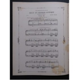 BERLIOZ Hector La Damnation de Faust No 16 Romance Chant Piano 1896