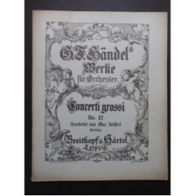 HAENDEL G. F. Concerto Grosso No 17 Orchestre 1907