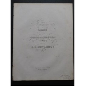 DUVERNOY J. B. Fantaisie Guido et Ginevra Halévy Piano ca1870