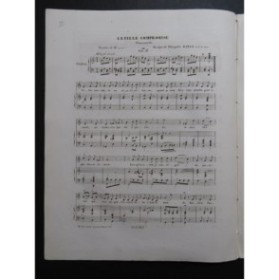 BAYLE Théophile La Fille compromise Chant Piano ca1840