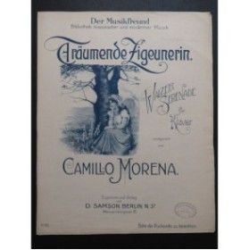MORENA Camillo Träumende Zigeunerin Piano ca1900