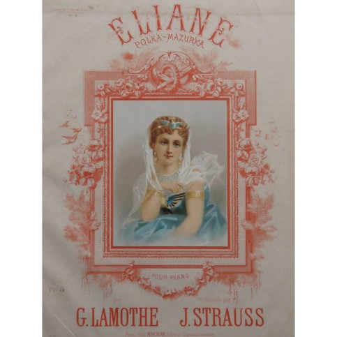 LAMOTHE Georges Éliane Piano ca1870