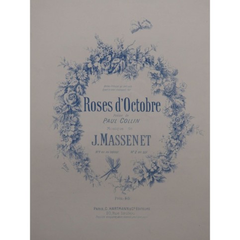 MASSENET Jules Roses d'Octobre ca1850