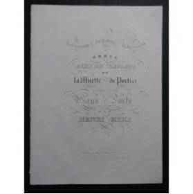 HERZ Henri La Guarache Air de Ballet Piano ca1840