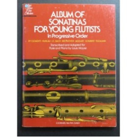 Album of Sonatinas for Young Flutists 7 pièces Piano Flûte