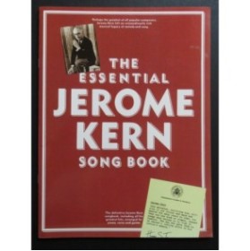 The Essential Jerome Kern Song Book 13 Pièces Chant Piano 1990