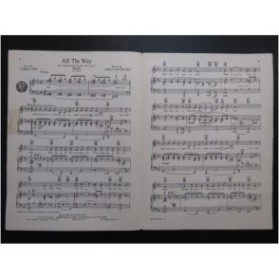 VAN HEUSEN James All The Way Chant Piano 1957