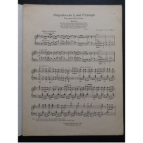 ELLIS Edw. Napoleon's Last Charge Piano 1910
