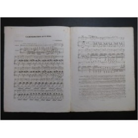 PUGET Loïsa La Bénédiction d'un père Chant Piano ca1840