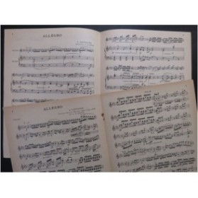 DESPLANES P. Adagio DAUVERGNE A. Allegro Piano Violon 1947