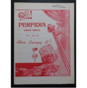 DOMINGUEZ B. Alberto Perfida Chant Piano 1939