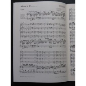 SCHUBERT Franz Messe in C D 452 Chant Piano