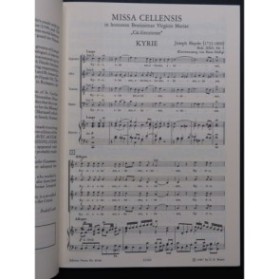 HAYDN Joseph Missa Cellensis Cäciienmesse Chant Piano