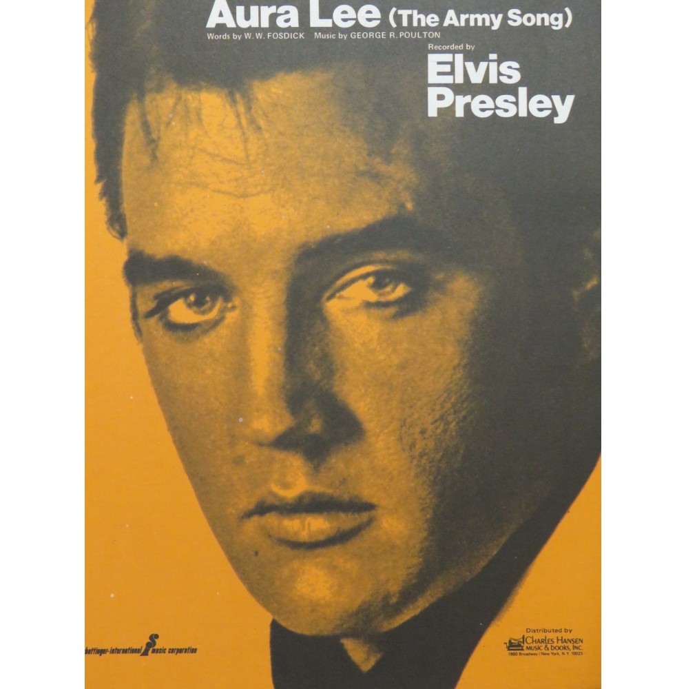 Poulton George R. Aura Lee The Army Song Elvis Presley 1977