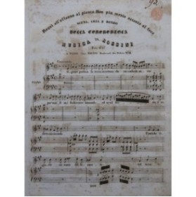 ROSSINI G. La Cenerentola Scena Aria e Rondo Chant Piano ca1830