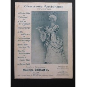 DUHAMEL Maurice Chansons Anciennes 10 pièces Chant Piano