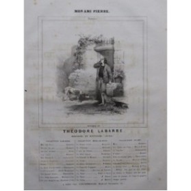 LABARRE Théodore Mon ami Pierre Chant Piano ca1840