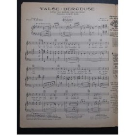 READ P. Valse-Berceuse Chant Piano 1932