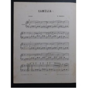 THOMAS P. Camélia Piano ca1890