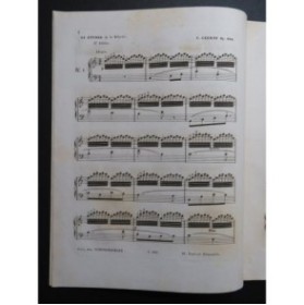 CZERNY Charles 24 petites Etudes op 636 Piano ca1840