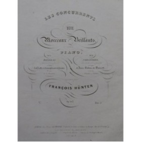 HÜNTEN François Rondeau La Chatte Métamorphosée Piano ca1840