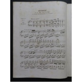 HÜNTEN François Rondeau La Chatte Métamorphosée Piano ca1840