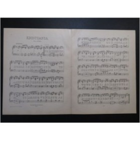 Kristiania Vise af Edor Chant Piano ca1920