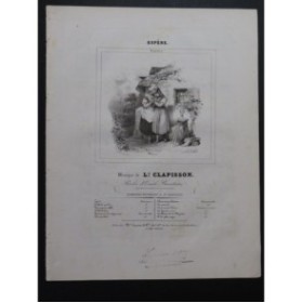 CLAPISSON Louis Espère Chant Piano ca1840